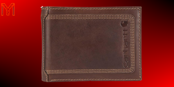 Carhartt Mens Rugged Leather Triple Stitch Wallets